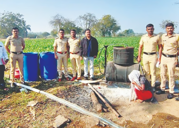 राज्य उत्पादन शुल्क विभागाची कारवाई ;16 लाखाचा मुद्देमाल जप्त