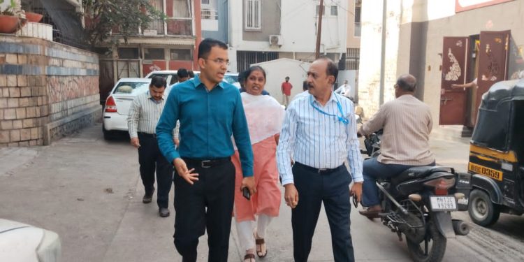 मिरवणूक मार्ग व होम मैदानाची आयुक्त डॉ. सचिन ओम्बासे यांनी केली पाहणी..!