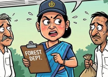 मुरूम तस्करांचा महिला वन अधिकाऱ्याच्या अंगावर टिप्पर घालून जीवे मारण्याचा प्रयत्न