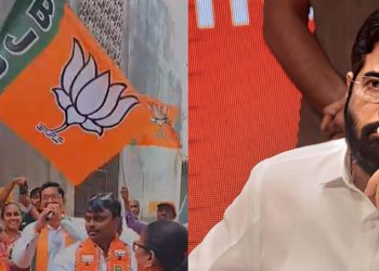 ’50 खोके एकदम OK’.. भाजप पदाधिकाऱ्यांची शिवसेनेविरोधात घोषणाबाजी; महायुतीत अंतर्गत संघर्ष