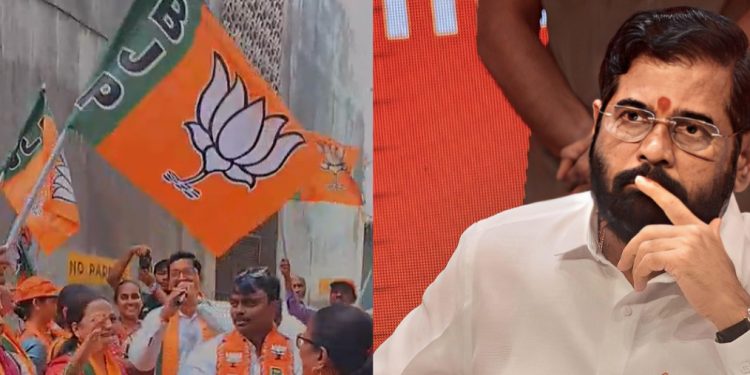 ’50 खोके एकदम OK’.. भाजप पदाधिकाऱ्यांची शिवसेनेविरोधात घोषणाबाजी; महायुतीत अंतर्गत संघर्ष