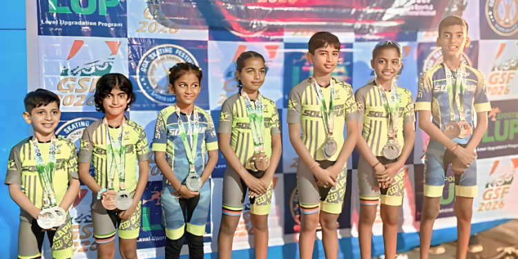 इंडोनेशिया येथे होणाऱ्या सोलापूरच्या स्केटिंग स्पर्धेसाठी 7 खेळाडूंची निवड..