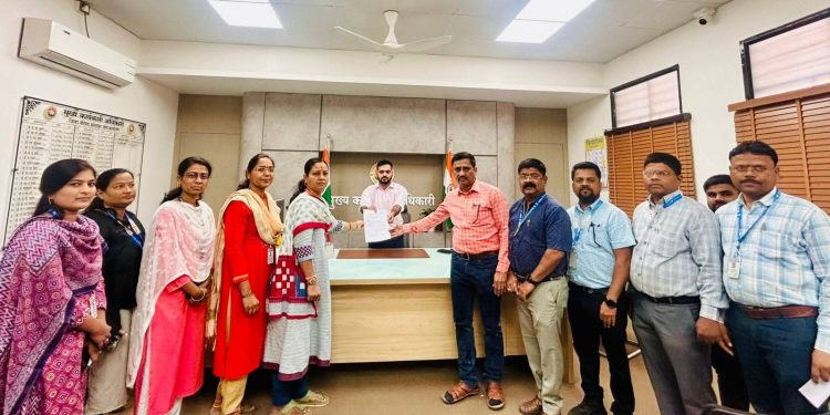 पाणी व स्वच्छता कंत्राटी कर्मचारी प्रलंबित मानधनासाठी करणार धरणे आंदोलन