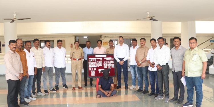 पुण्याचा सराईत चोरटा सोलापूर पोलिसांच्या जाळ्यात; ५ घरफोडीचे गुन्हे उघड…