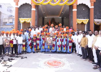 शिवजन्मोत्सव मध्यवर्ती महामंडळातर्फे शिवजयंती उत्सवाला प्रारंभ ..!