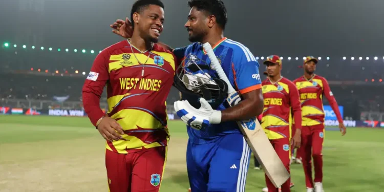 संजूच्या ९७ धावा पाठलागात भारताकडून सर्वाधिक धावा