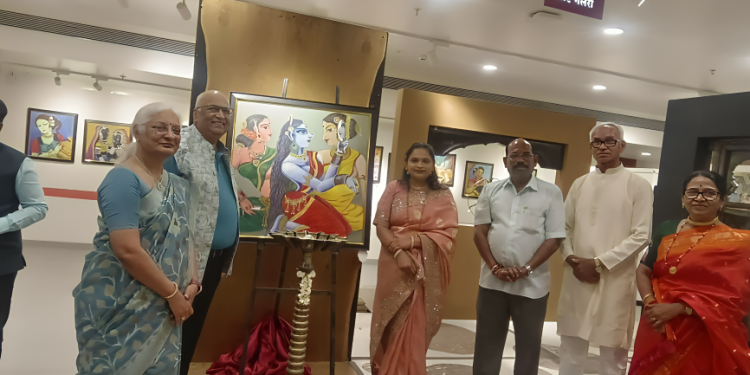 सोलापुरातील झपुर्झा आर्ट गॅलरीत झाला शुभारंभ