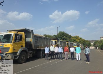 उत्तर सोलापूर तहसील कार्यालयाचा मोठा दणका! बीबी दारफळ परिसरात ६ हायवा व १ पोकलँड जप्त