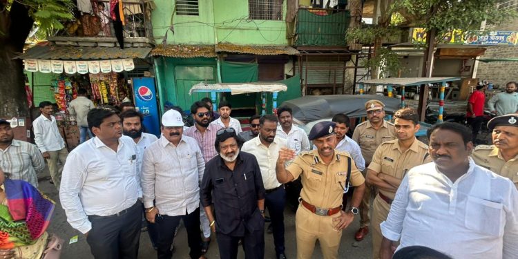 शांतता आणि सुव्यवस्थेसाठी पोलीस प्रशासन सज्ज; आयुक्तांनी केली मिरवणूक मार्गाची पाहणी