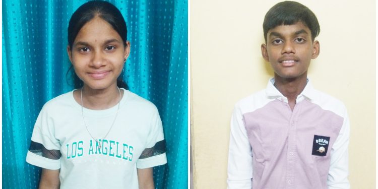 जुळ्या भावंडांचे दहावीतील यश चमकदार; स्नेहा ९१.२० टक्के तर समर्थ माळगेला ७७ टक्के गुण