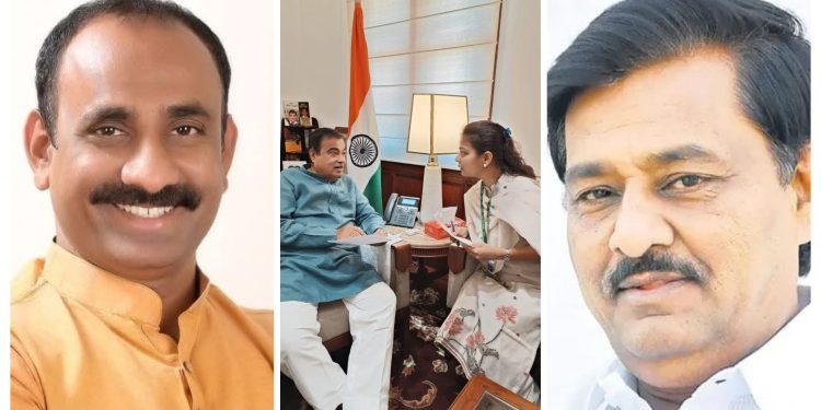 “NH-465 प्रकल्पावर श्रेयवादाची शर्यत; ‘दादा, ताई की बापू?’ सोलापुरात राजकीय वाद रंगला”