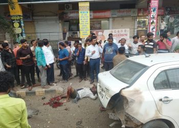सहारा गन हाऊससमोर गंधक भरलेल्या काडतुसांचा भीषण स्फोट