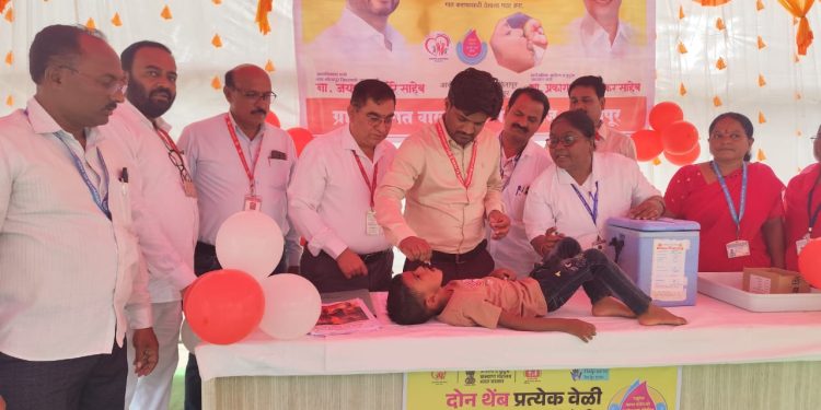 जिल्ह्यात ९१.६६ टक्के पल्स पोलिओ लसीकरण