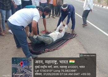 भरधाव ट्रकची दुचाकीला समोरून भीषण धडक; अरणच्या तरुणाचा जागीच मृत्यू