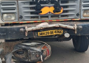 कारंबा जवळ भीषण अपघात; डंपरच्या धडकेत शेतकऱ्याचा जागीच मृत्यू