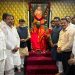 ब्रहन्मठात उद्योगमंत्री उदय सामंत यांनी घेतले ; डॉ. मल्लिकार्जुन शिवाचार्य महाराजांचे घेतले दर्शन