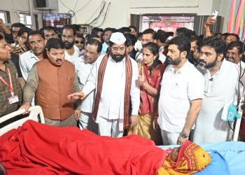 आषाढीपूर्वी वारकऱ्यांच्या सेवेसाठी उपमुख्यमंत्री शिंदेंचा पंढरपूर दौरा..