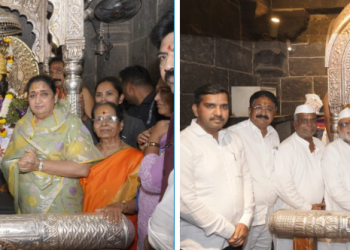 उपमुख्यमंत्री सुनेत्रा पवार यांनी घेतले श्री विठ्ठल रुक्मिणी मातेचे दर्शन
