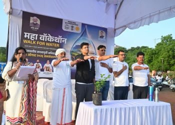 पाण्यासाठी सोलापूरकरांचे ‘एक पाऊल पुढे’; ५ हजार ११५ जणांचा ‘वॉक फॉर वॉटर’!