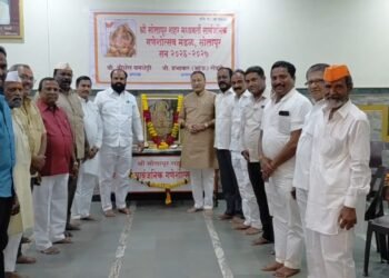 मध्यवर्ती महामंडळात गणरायाची प्रतिष्ठापना
