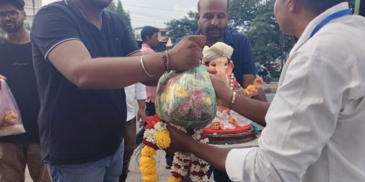 निर्माल्यातून फुलणार वृक्ष; १८०० ‘श्री सदस्यां’चा पर्यावरण जागर