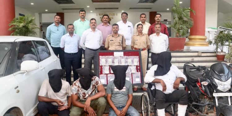 ‘पैसे डबल’चा सापळा ; चौघे २४ तासांत जेरबंद शहर गुन्हे शाखेची कारवाई