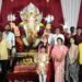 ओम गर्जना मंडळात गणरायाची विधिवत प्राणप्रतिष्ठा संपन्न..