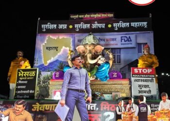 अन्न भेसळ अन् बनावट औषधांविरोधात ‘पंचमुखी’ गणेश उत्सव मंडळाचा जागर